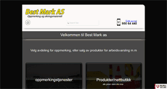 Desktop Screenshot of bestmark.no